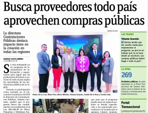 Busca proveedores todo país aprovechen compras públicas