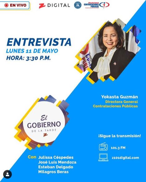 Yokasta Guzmán: procesos de compras por COVID-19 se realizan con más “diafanidad que nunca”