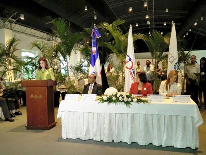 Discurso de Circe Almánzar en apertura tercera Rueda de Negocios del mercado público