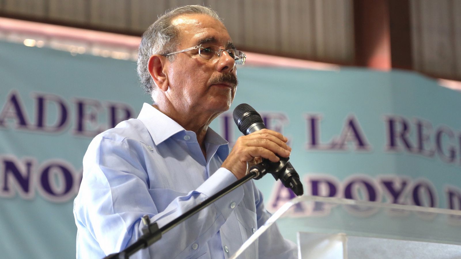 El presidente Danilo Medina