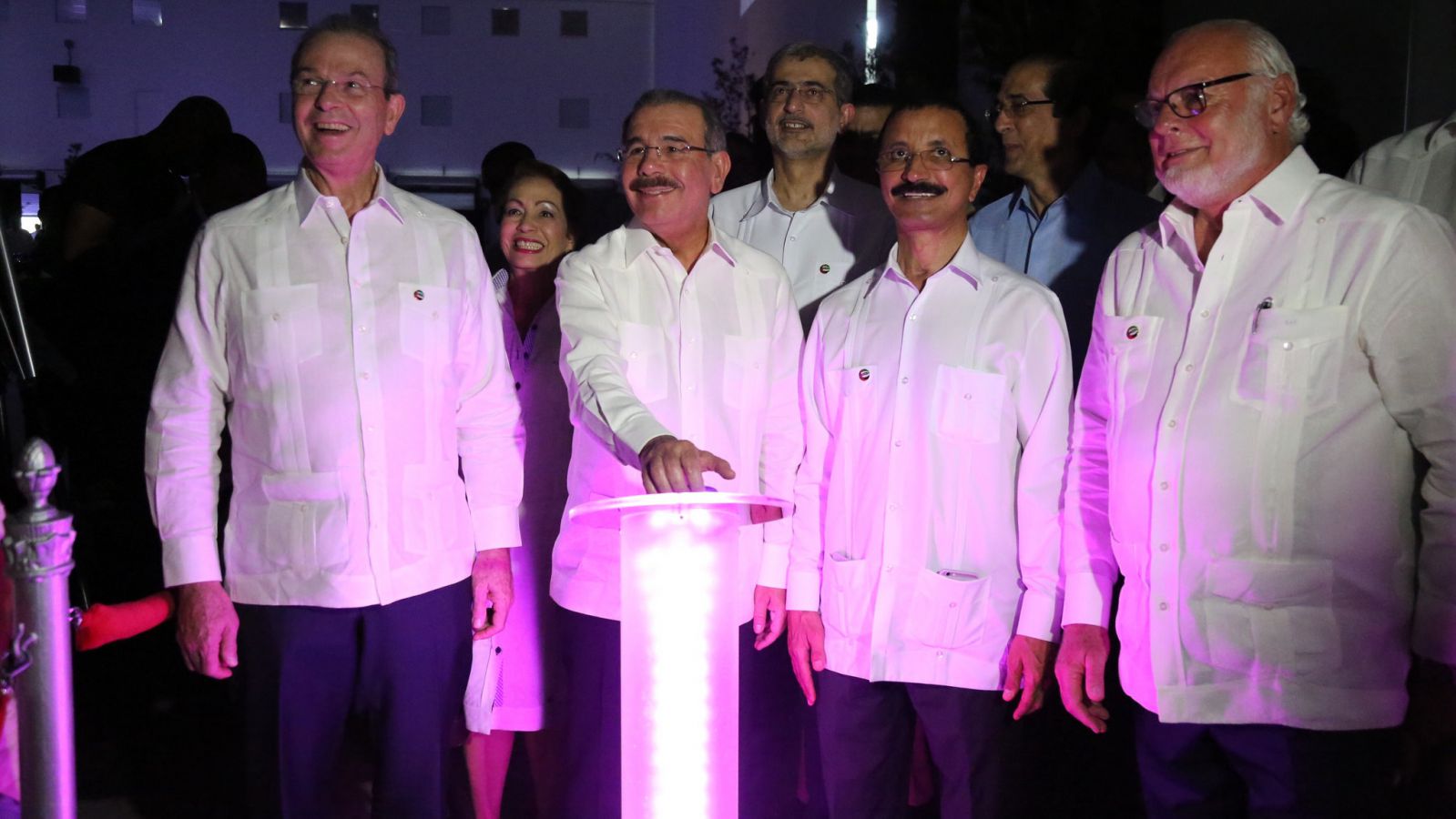 El presidente Danilo Medina inaugura el Centro Logístico Caucedo.