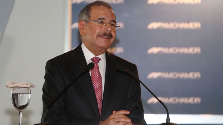 El presidente Danilo Medina en el almuerzo de la Cámara Americana de Comercio de la República Dominicana