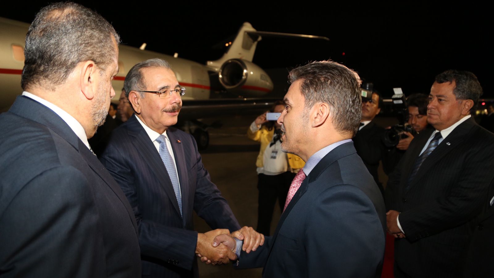 El presidente Danilo Medina llega a ecuador