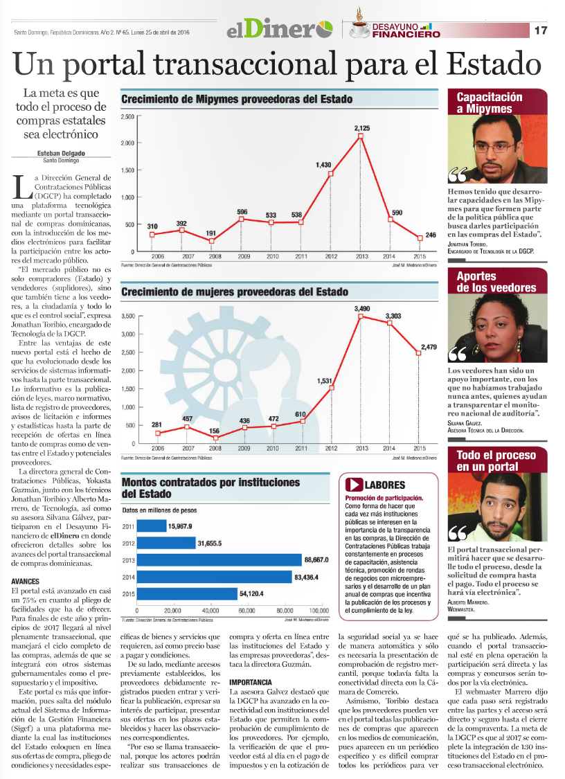Un portal transaccional para el Estado