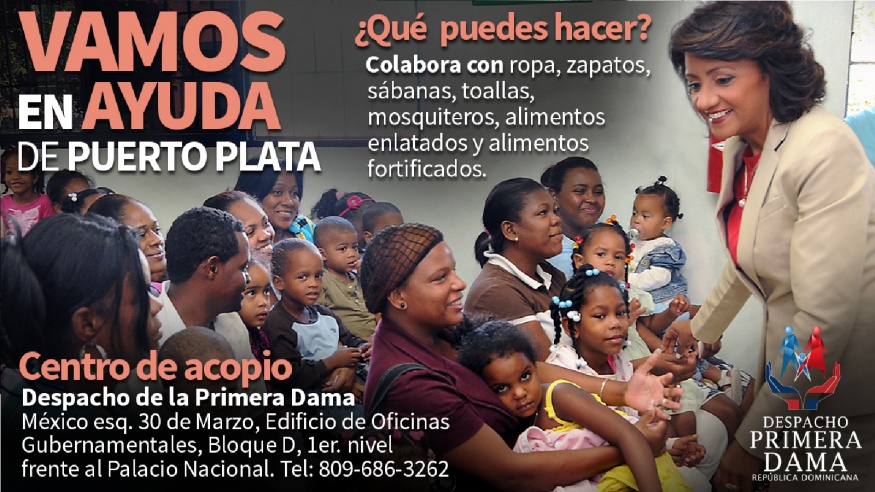 Vamos en ayuda de Puerto Plata