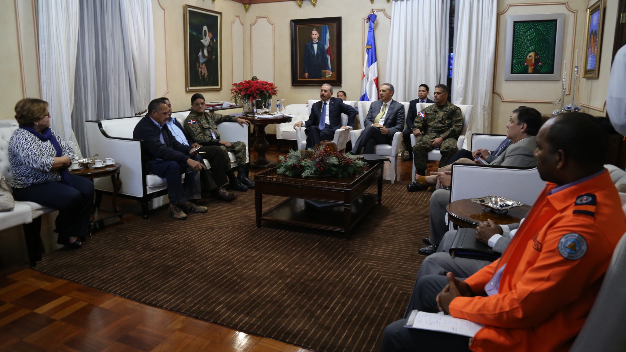 Presidente da seguimiento a situación presa de tavera