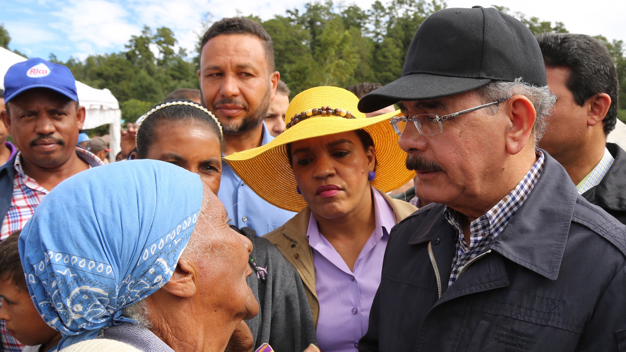 Presidente Danilo Medina visita Las Cañitas, Padre las Casas