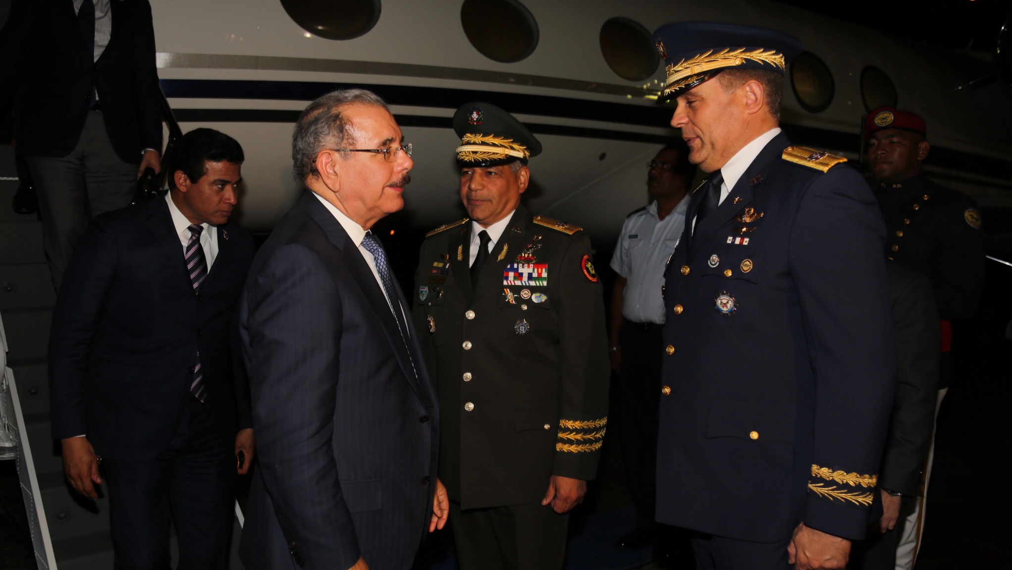 Presidente Danilo Medina regresa de Nicaragua
