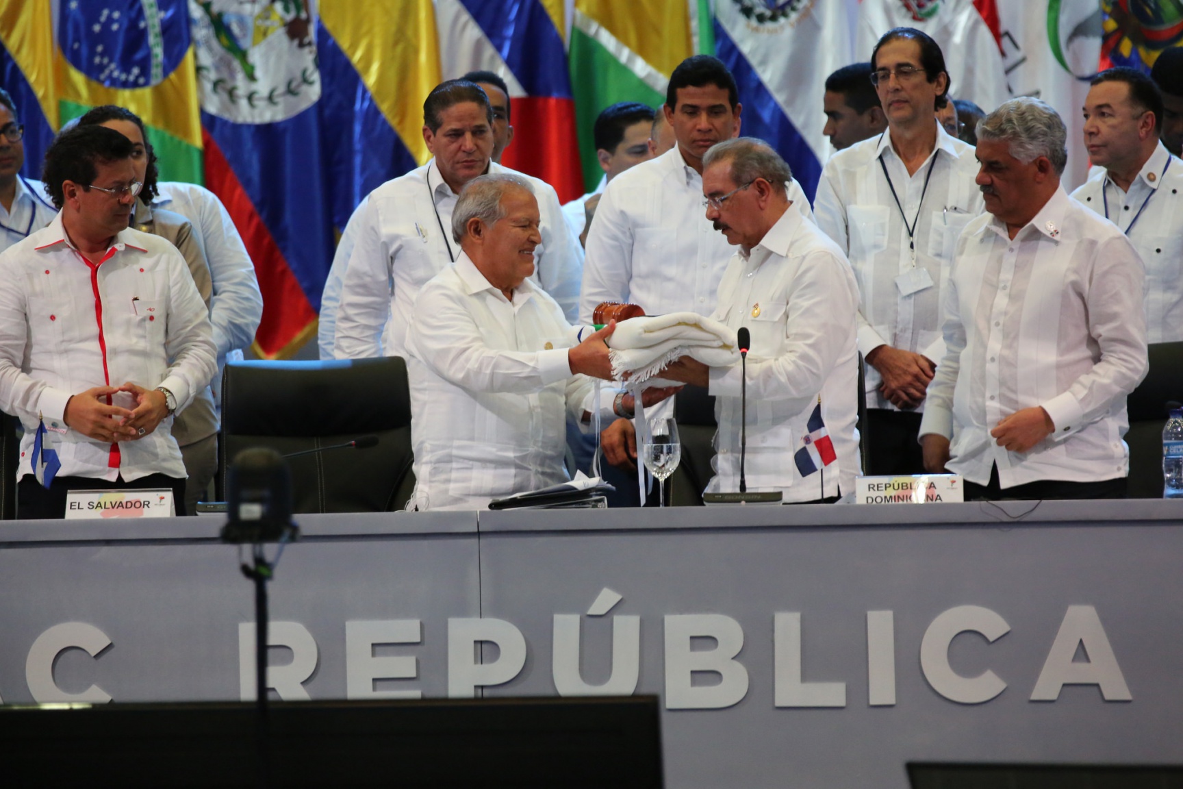 Presidente Danilo Medida entrega pro tempore Celac a el Salvador