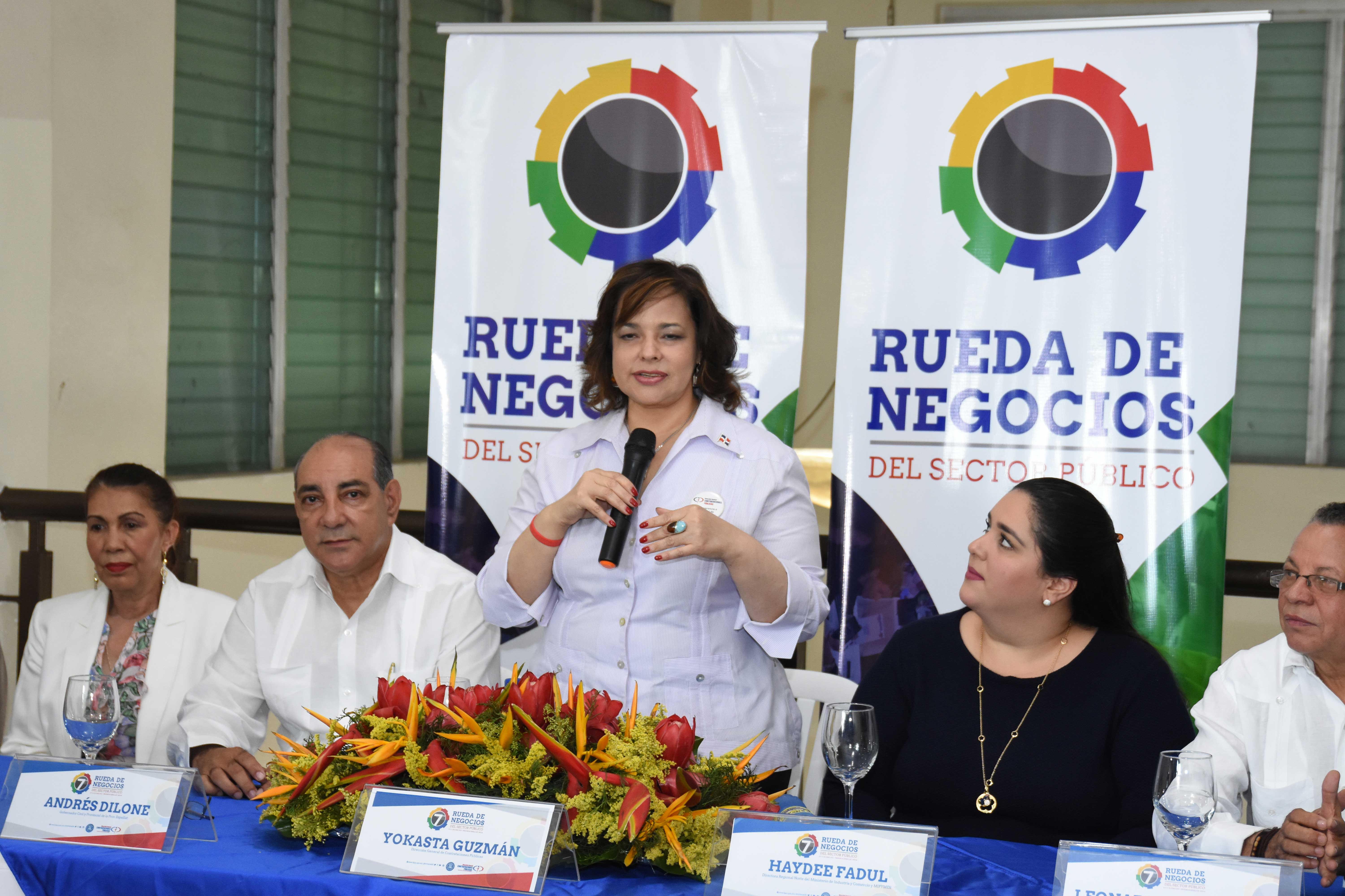 Dra. Yokasta Guzmán da apertura a Rueda de Negocios