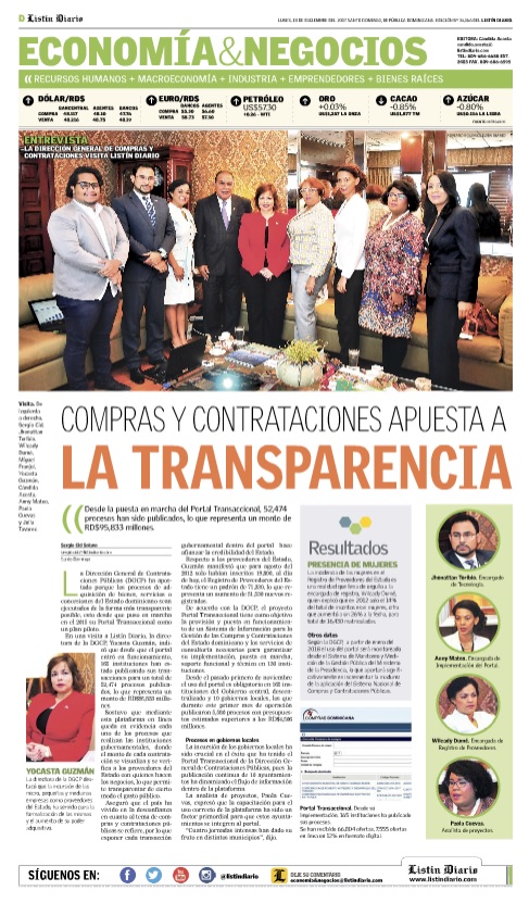 Participación de la Dra. Yokasta Guzmán Santos en el Desayuno del periódico Listín Diario