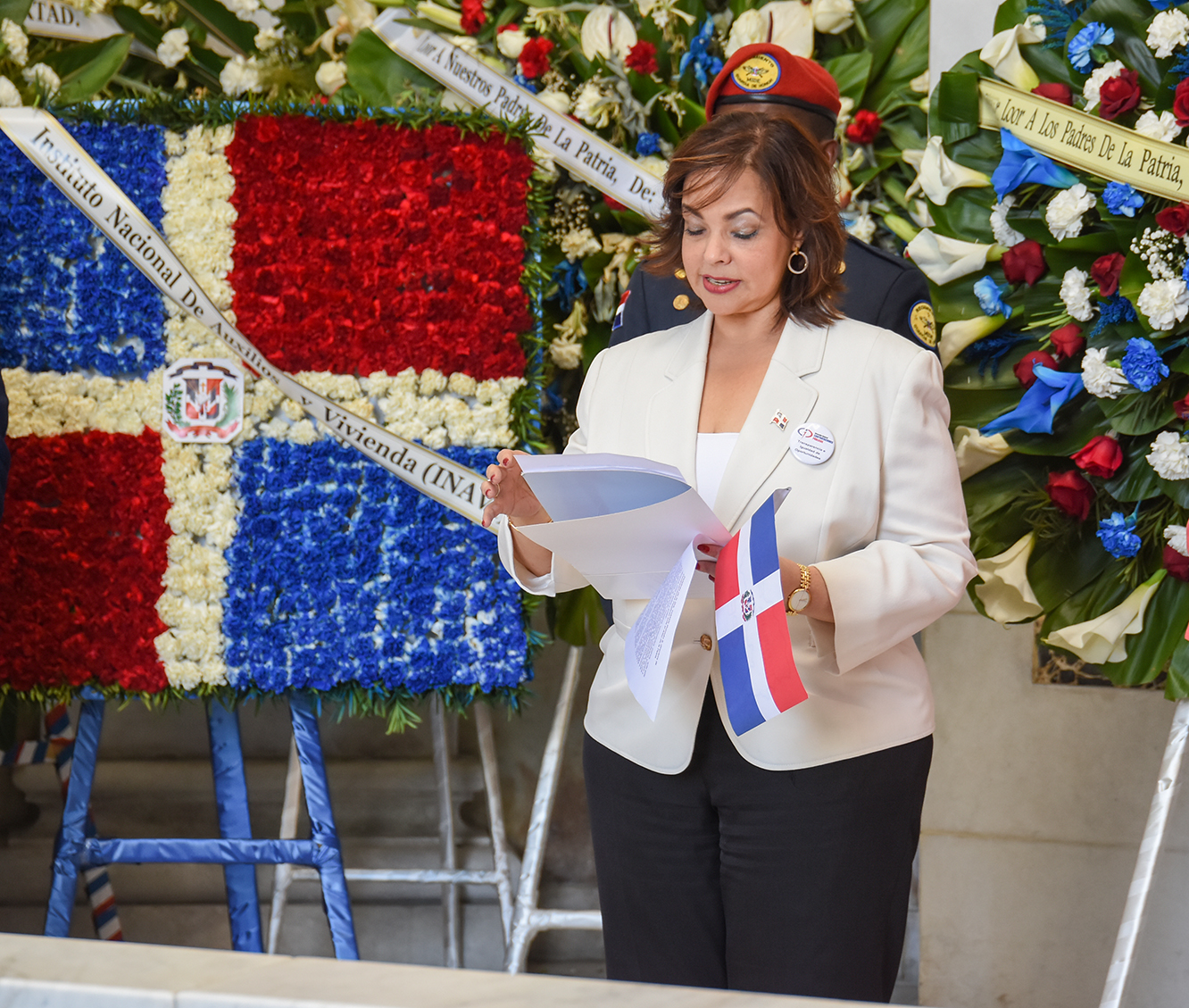 Palabras de la Dra. Yokasta Guzmán ante Altal de la Patria