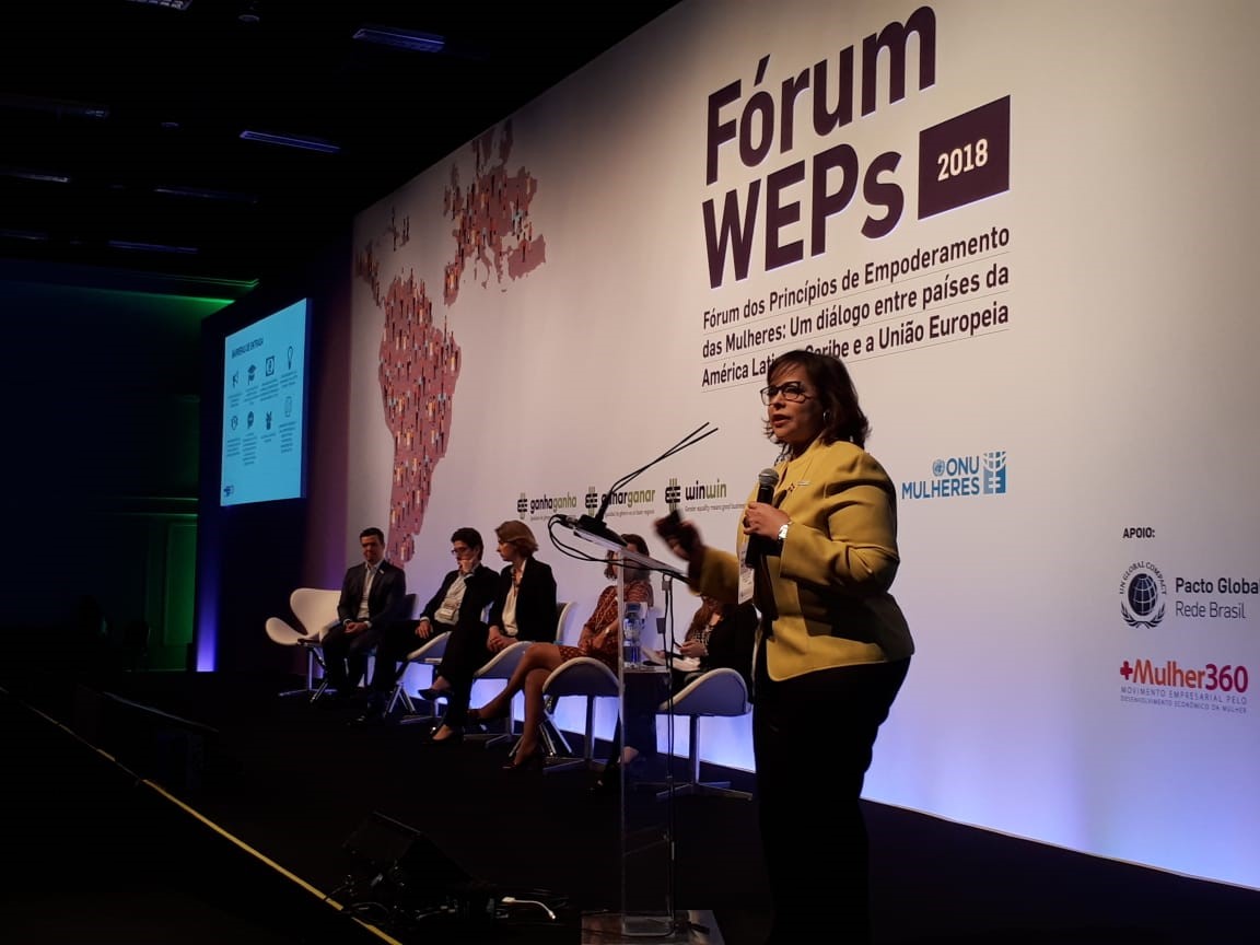 Dra. Yokasta Guzmán en Fórum WEPs 2018