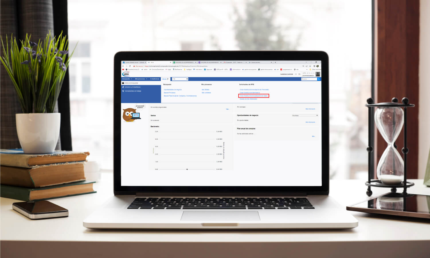Actualización del Registro de Proveedores del Estado (RPE)