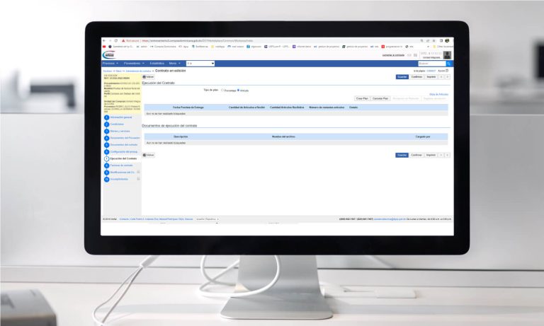 Uso del Portal Transaccional en el módulo de Gestión de Contratos