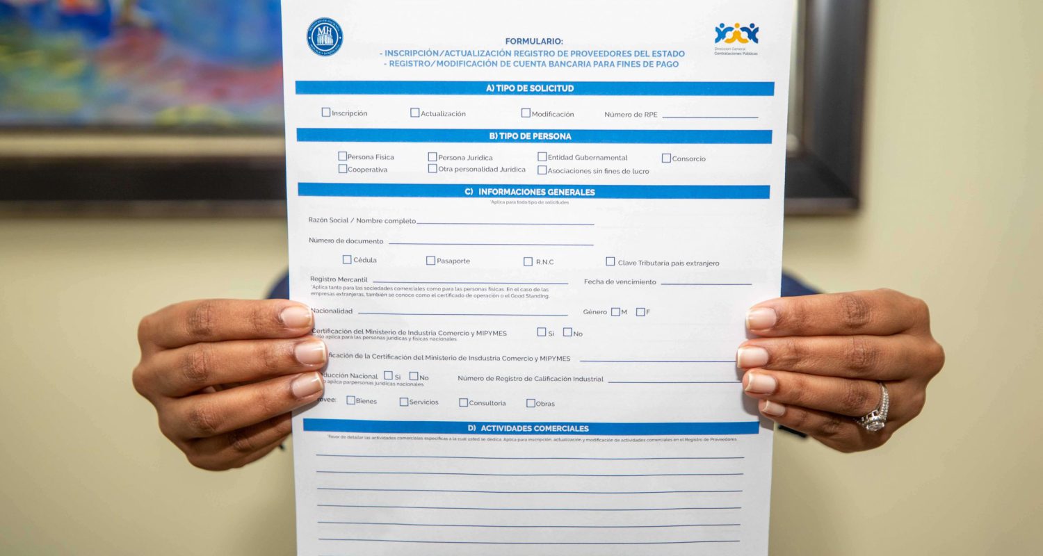 Inscripción en el Registro de Proveedores del Estado (RPE)