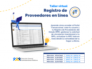 “Registro de Proveedores en línea” @ Virtual