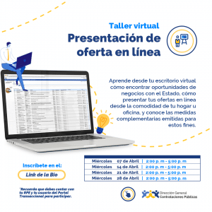“Presentación de Ofertas en línea” @ Direccion General de Contrataciones Publicas