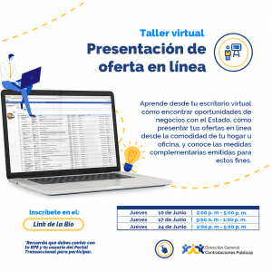 Presentación de Ofertas en línea @ Direccion General de Contrataciones Publicas