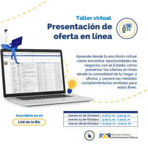 “Presentación de Ofertas en línea” @ Virtual