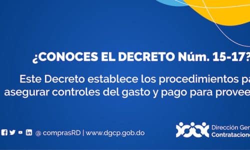 Banner Decreto Núm. 15-17