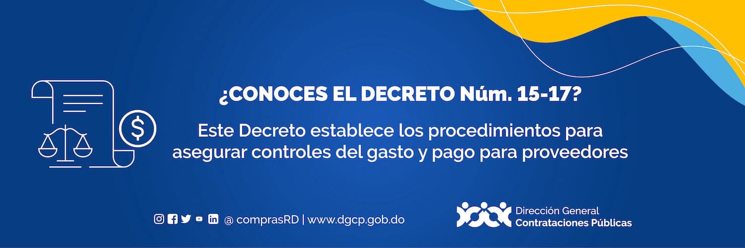 Banner Decreto Núm. 15-17