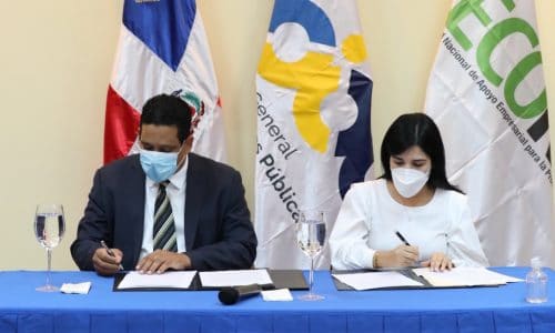 DGCP y ECORED ratifican acuerdo para impulsar contrataciones públicas sostenibles e inclusivas