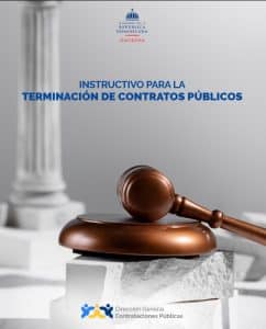 Instructivo para la terminación de contratos públicos
